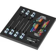WERA 9760 Schaumstoffeinlage Stainless Set 1