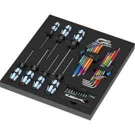 WERA 9760 Schaumstoffeinlage Stainless Set 1