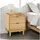 Idimex Nachtschrank Tepera 50 x 58 x 38 cm Braun