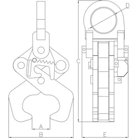 Planeta Trägergreifer RG-2 Tragfähigkeit 2000 kg