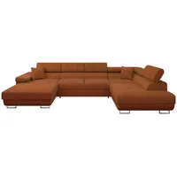 Mirjan24 Wohnlandschaft Torezio Bis, mit Bettkasten und Schlaffunktion, Einstellbare Kopfstützen, 346x203x70-90 cm, Wohnzimmer, Sofas ... Couches, Wohnlandschaften, Wohnlandschaften in U-Form