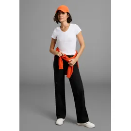 KangaROOS V-Shirt in pink-weiß, | Gr. 48/50,