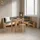 livinity® Eckbankgruppe, Tiberio Goldkraft Eiche 210 x 120 cm mit Tisch