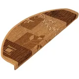 Karat Stufenmatte Akzent Selbstklebend für Innenbereiche Beige 23,5 x 65 cm Halbrund