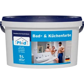 Plid Wandfarbe Weiß matt 5 l