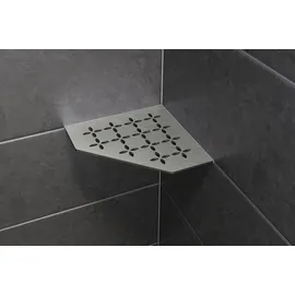 Schlüter Systems SHELF-E-S2 Wand-Ablagesystem Edelstahl gebürstet