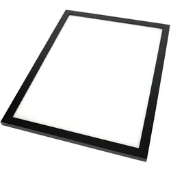 Bild mit Rahmen "Gerahmter Digitaldruck - Wandbild", blau (farbe rahmen: schwarz, farbe bild(er): braun, blau), B:30cm H:40cm, Acrylglas, Holz, GUIDO MARIA KRETSCHMER HOME & LIVING, Bilder, Abstrakt - Holzrahmen - Dekoration