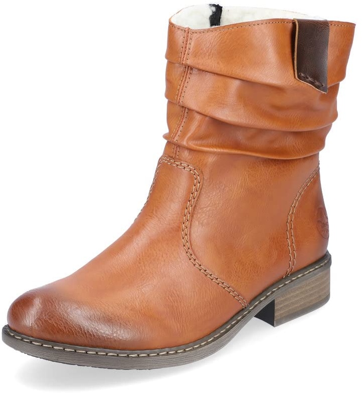 Rieker Damen Ankle Boots Z4180, Frauen Stiefeletten,Winterstiefeletten,Booties,halbstiefel,Kurzstiefel,uebergangsschuhe,braun (22),38 EU / 5 UK