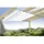 Floracord Peddy Shield Sonnensegel 275 cm x 96 cm Uni Weiß