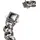 URBAN CLASSICS Monumental Basic Bracelet Silber  one size