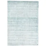 TOM TAILOR Handtuft-Teppich Groove 190 x 290 cm, Mischgewebe Blau Türkis,
