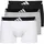 Boxershorts Schwarz Weiß Grau L 3er Pack