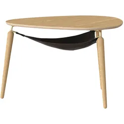 UMAGE - Hang Out Couchtisch, Eiche natur / Messing