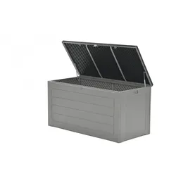 Garden Impressions JERSEY Auflagenbox Kissenbox Aufbewahrungsbox grau 680L