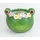 Trendline Pflanztopf Polyresin Frosch 18 x 17 x 21 cm grün