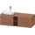 Duravit D-Neo Konsolenwaschtischunterbau wandhängend Nussbaum Matt 1400x550x459 mm - DE4950L70790000 DE4950L70790000