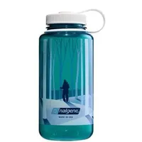 Nalgene Trinkflasche, Wide Mouth 1,0L landscape forest