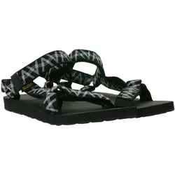 TEVA Original Universal Herren Sandale nachhaltige Sommer-Sandale mit EVA-Gummisohle Zehentrenner 1004006 Schwarz/Grau - 
