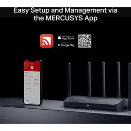 Mercusys BE9300 Tri-Band WiFi 7 Router MR47BE, Router,