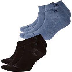 Burlington Damen Sneaker Socken Everyday 4er 6er 8er Multipack in 36-41 Schwarz