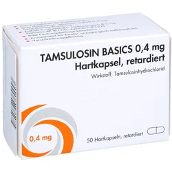 TAMSULOSIN BASICS 0,4 mg Hartkaps.retard.SUN 50 St