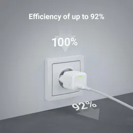 Green Cell CHARGC06, 33 W, 1x USB-C, schwarz