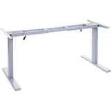 MCW Gestell MCW-D40, variables Tischgestell für Schreibtisch, elektrisch höhenverstellbar Memory 29kg ~ grau
