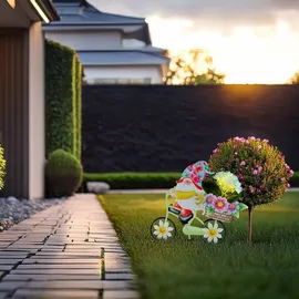 GLOBO 36318 Solarleuchte Metall bunt, 20x LED