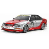 TAMIYA RC-Auto Audi V8 1992 Tourenwagen 4CH Bausatz 1:10 (TT-02)