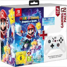 ready2gaming Nintendo Switch Mario + Rabbids Sparks of Hope + (Switch), Gaming Controller, Weiss