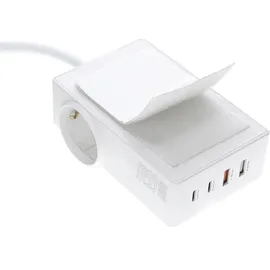 4smarts USB-C/A Steckdosenleiste Desk GaN 65W