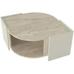 Couchtisch Marbel Beige Granit Optik