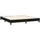 vidaXL Boxspringbett mit Matratze & LED Schwarz 180x200 cm Stoff