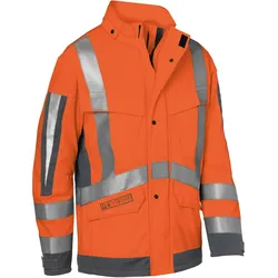 Multinorm Wetterjacke "PROTECTIQ HIGH VIS" arc2 - XL - warnorange/anthrazit