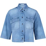 Betty & Co Jeansjacke mit Perlen Light Blue Denim | 40