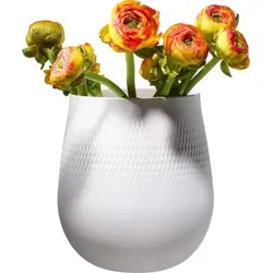 Villeroy & Boch Manufacture Collier blanc Vase Carré groß 20,5x20,5x22,5cm