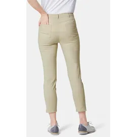 GOLDNER Kurzgröße: Elastische Hose mit extra Nähten in stein | Gr.: 22