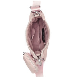 LASCANA Umhängetasche, mit abnehmbarer, kleiner Tasche, Schultertasche VEGAN, rosa