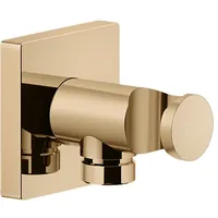 GESSI Rilievo, Wandanschlussbogen 1/2 und Halterung für die Handbrause, eigensicher, 59161735, Farbe: Warm Bronze PVD