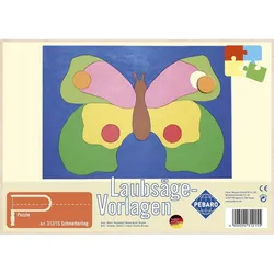 PEBARO Puzzle Laubsägevorlage Schmetterling