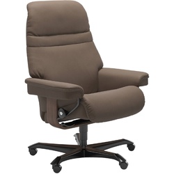 STRESSLESS Bürostuhl Sunrise Office Leder Braun Batick Mole M (Medium)