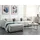 Beliani 3-Sitzer-Ecksofa, Grau, Textil, L-Form, 278x174 cm, Wohnzimmer, Sofas - Couches, Wohnlandschaften, Ecksofas