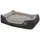 vidaXL Hundekorb mit gepolstertem Kissen M 48 x 48 cm schwarz