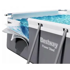 BESTWAY Frame-Pool 404 x 201 x 100 cm inkl. Filterpumpe