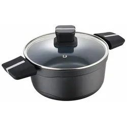 San Ignacio Bistro SG6426 Topf mit Deckel – Hochwertig, stilvoll & vielseitig (Ø 24 cm, 12 cm Höhe)