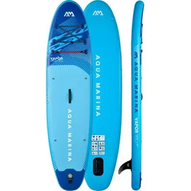 Aqua Marina SUP Board Set Vapor 320 x 81 x 15 cm Blau/Türkis