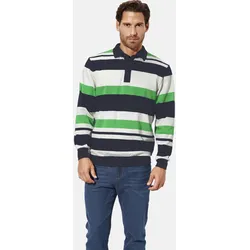 Sweatshirt BABISTA "Sweatshirt BARTOMEO", Herren, Gr. 3XL, grün (grün gestreift), Obermaterial: 100% Baumwolle CO., Sweatshirts Sweatshirt