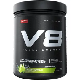 Vast V8 Total Energy Sour Apple Pulver 314 g