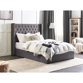 Beliani Lubbon 140 x 200 cm Grau