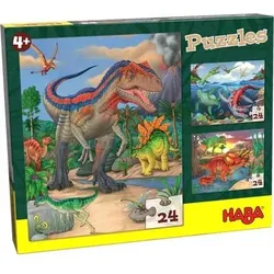 HABA 303377 Puzzles Dinosaurier